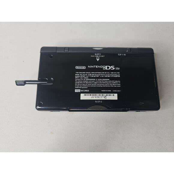 Nintendo DS Lite Handheld Black w/ Multi Device USB Charging Cable, Game, Stylus - Picture 16 of 16